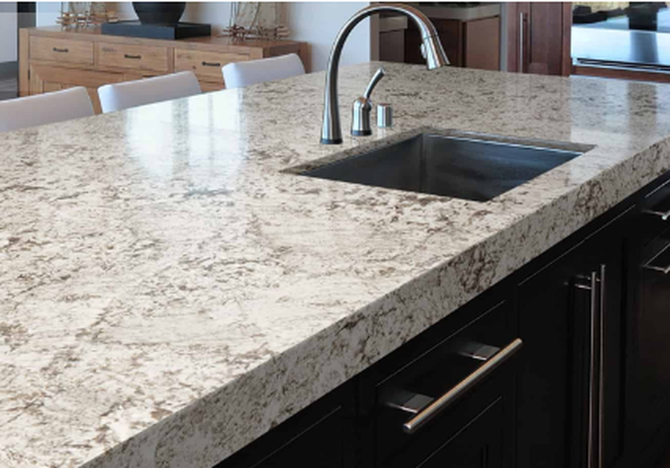 Modern quartz stone countertop slab for residential kitchen and bathroom design Modern quartz stone countertop slab for residential kitchen and bathroom design
